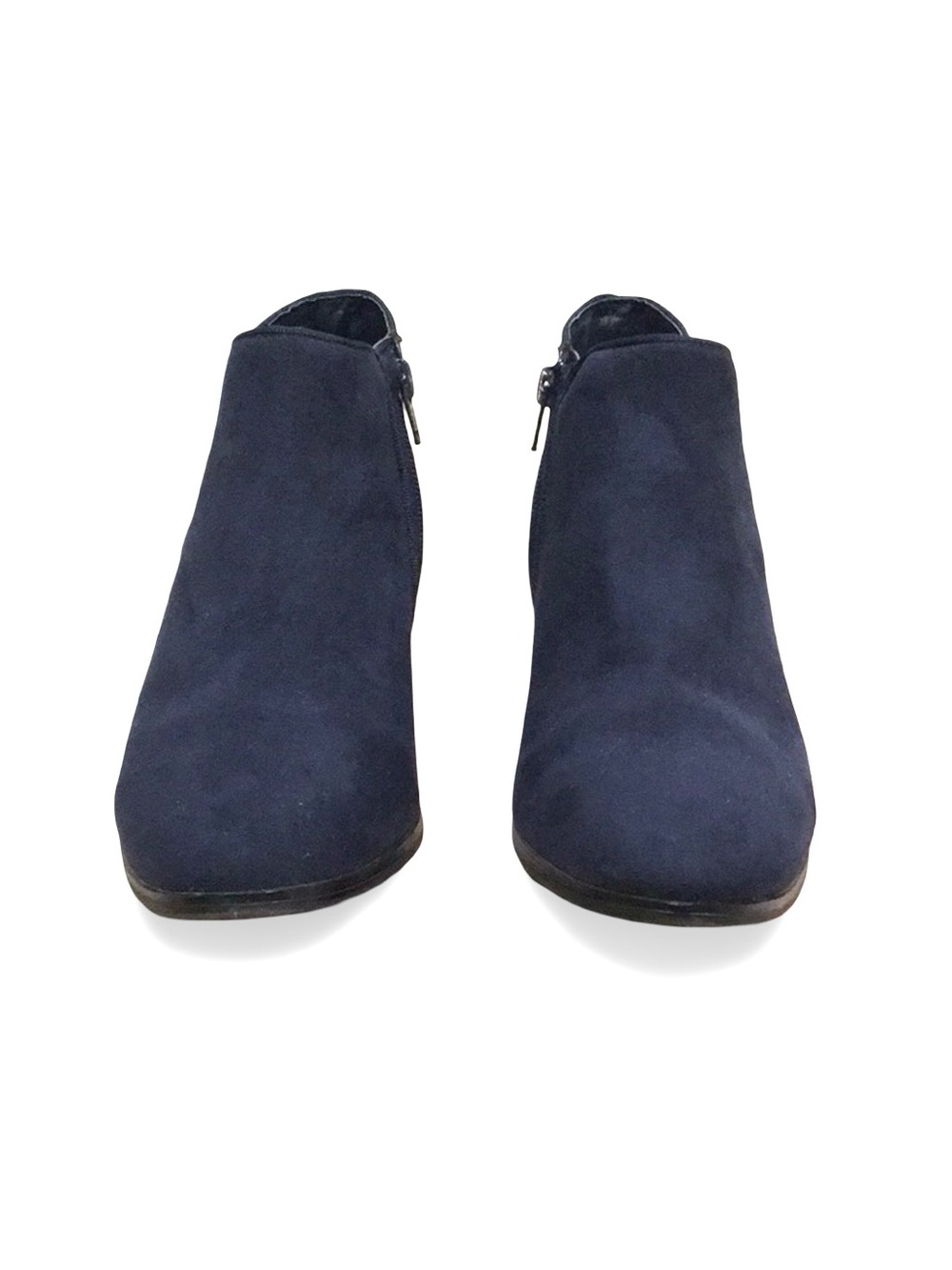 Style & Co. Navy Suede Ankle Boots - Picture 2 of 4